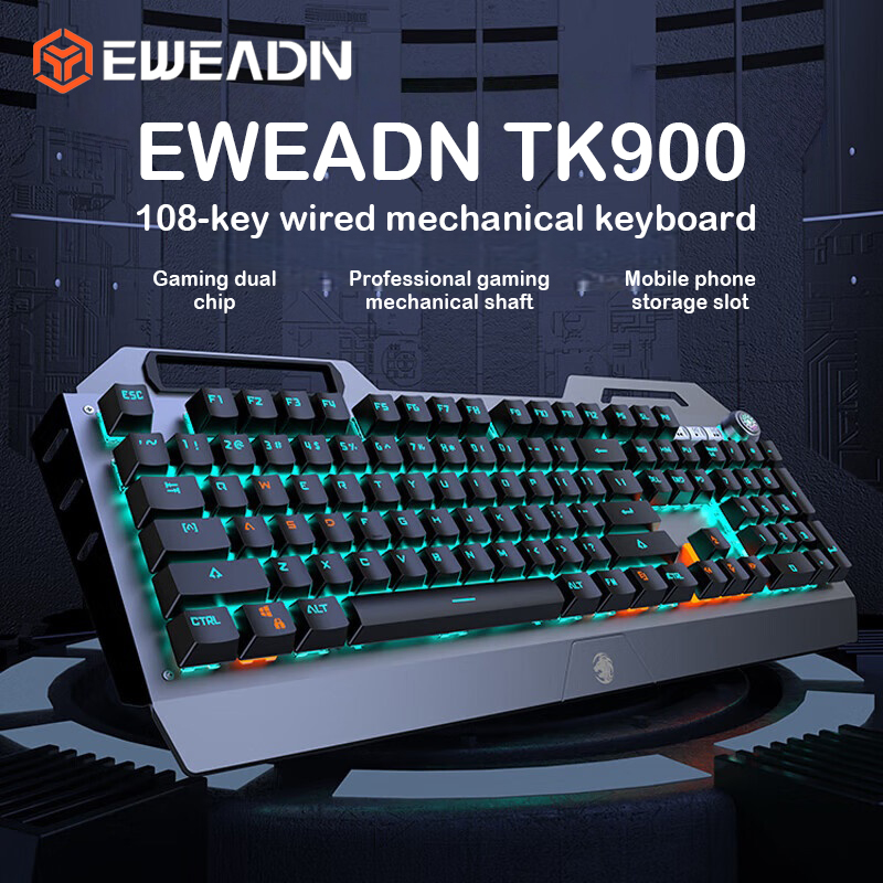Gaming Keyboard And Mouse For Xbox - Механическая клавиатура EWEADN TK900 с USB-C,