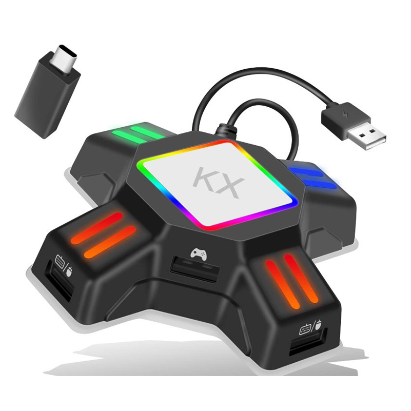 Gaming Keyboard And Mouse For Xbox - Адаптер KX для контроллера PS4, адаптер-конвертер