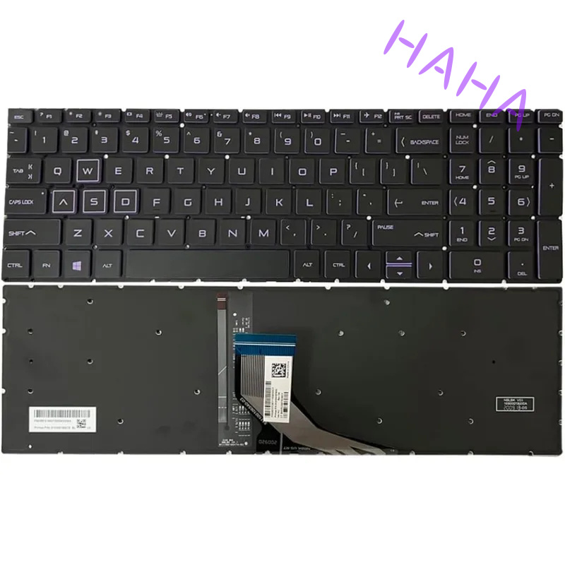 Gaming Keyboard Hp - Сменная клавиатура H+ Purple с подсветкой