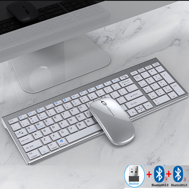 Gaming Keyboard Extension - Jomaa Slim перезаряжаемая Bluetooth-клавиатура и мышь