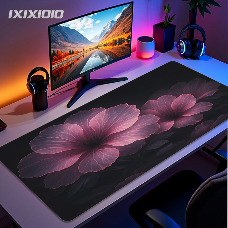 Gaming Keyboard Non Mechanical - Игровой коврик для мыши Purple Flower