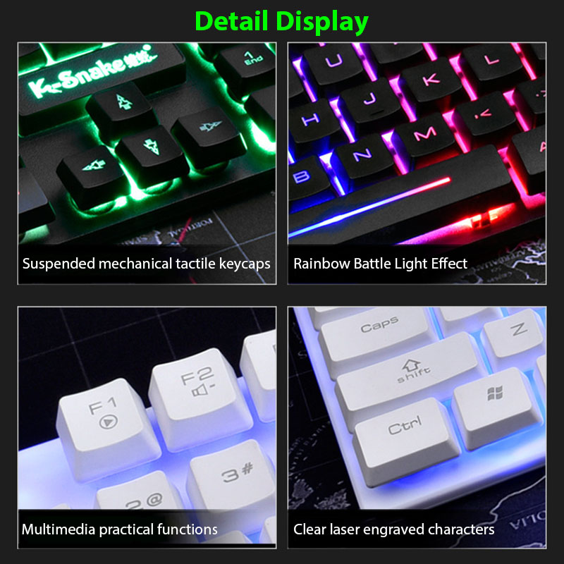 Набор клавиатуры и мыши KM320, – обзор и цена Gaming Keyboard Mouse And Headset Combo