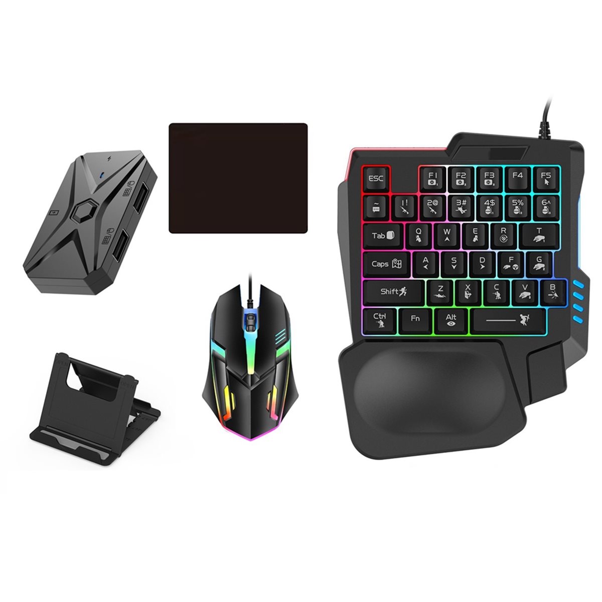 Комплект для мобильных игр ABG – обзор и цена Gaming Keyboard And Mouse Converter For Mobile