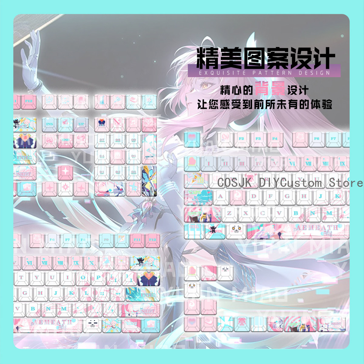Комплект из 122 аниме-кейкапов – обзор и цена Gaming Keyboard Top