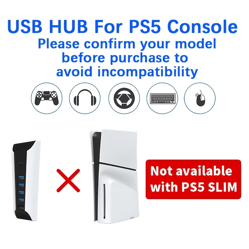 USB-хаб 5-в-1 для консоли PS5, – обзор и цена Gaming Keyboard Splitter