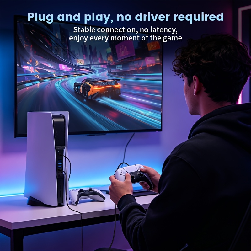 USB-хаб 5-в-1 для консоли PS5, – обзор и цена Gaming Keyboard Splitter