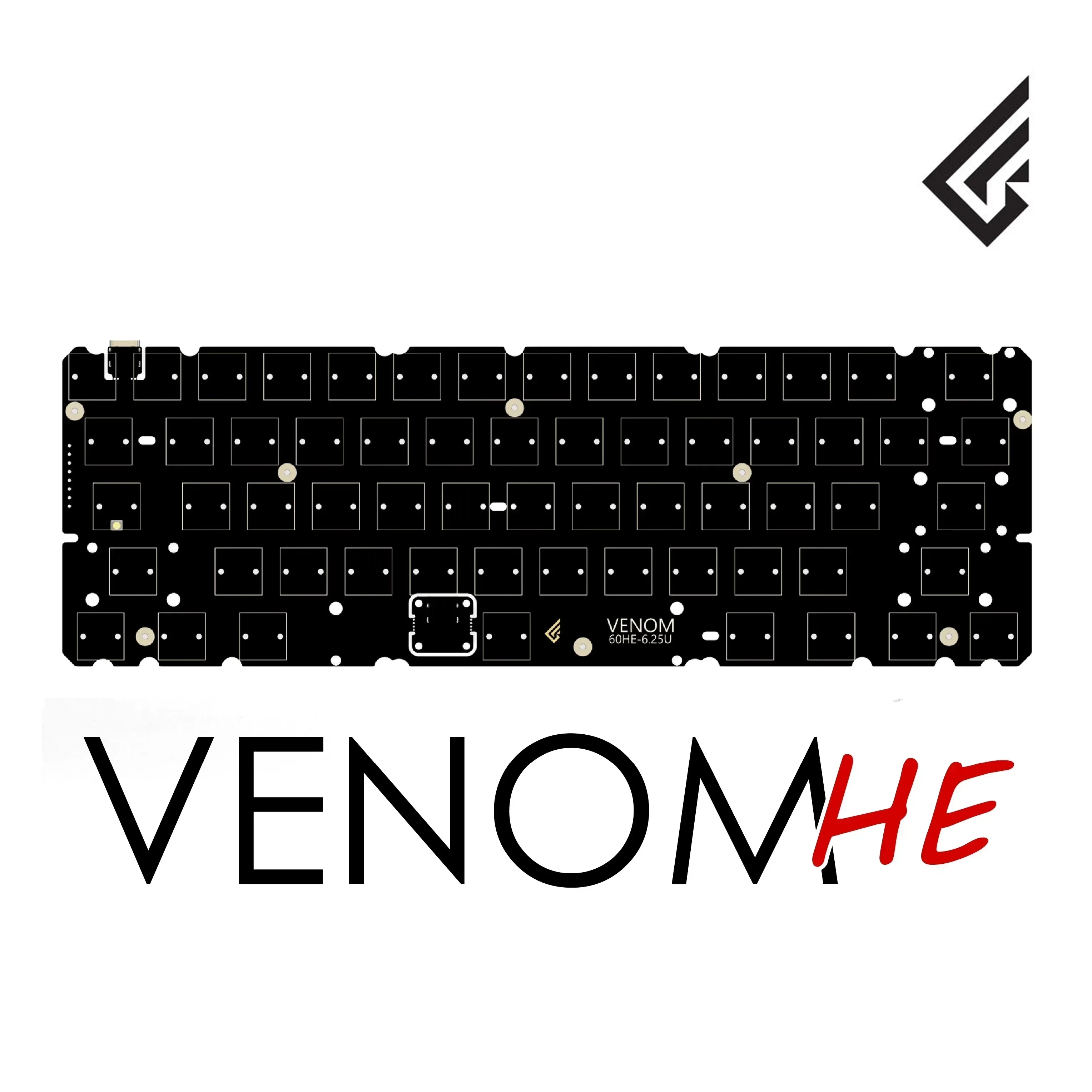 Geonworks Venom60 HE, Venom65  – обзор и цена Hot Swap Pcb