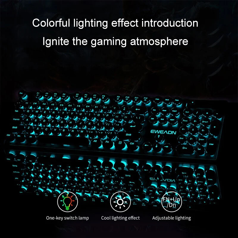 Ретро-панк набор клавиатуры и  – обзор и цена Gaming Keyboard Mouse