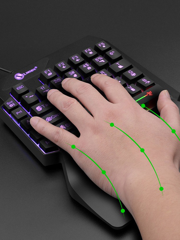 Механическая одноручная игрова – обзор и цена Gaming Keyboard 1 Hand