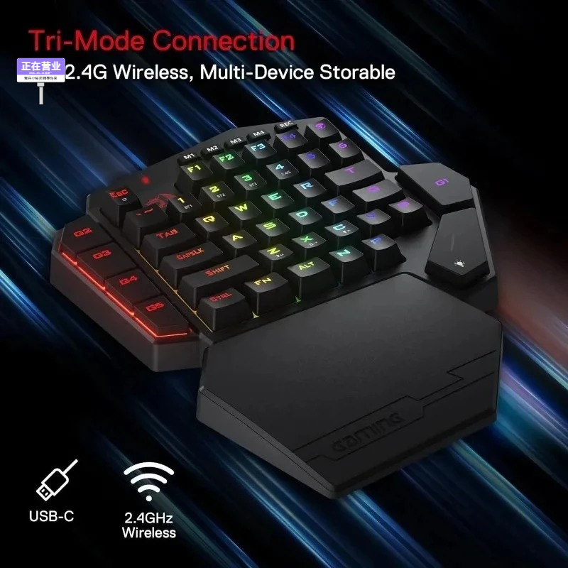Новая беспроводная механическа – обзор и цена Gaming Keyboard 1 Hand