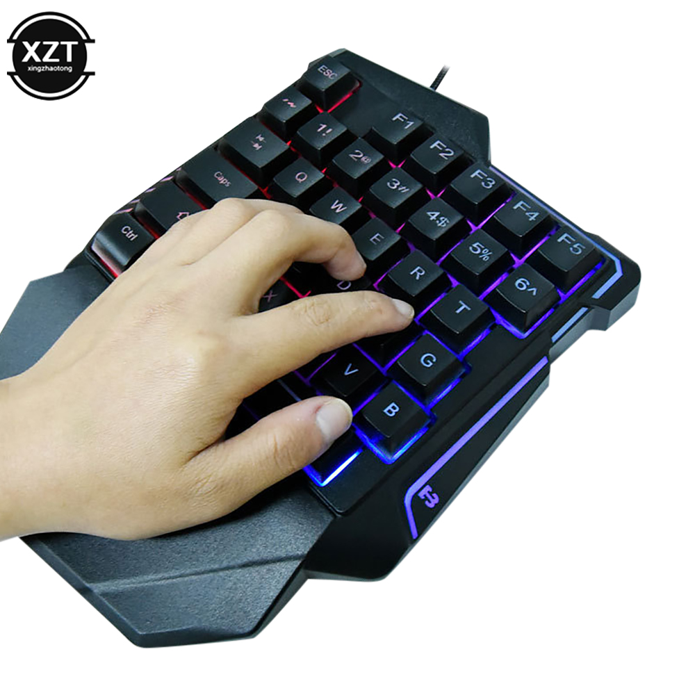 USB-клавиатура для одной руки, – обзор и цена Gaming Keyboard 1 Hand