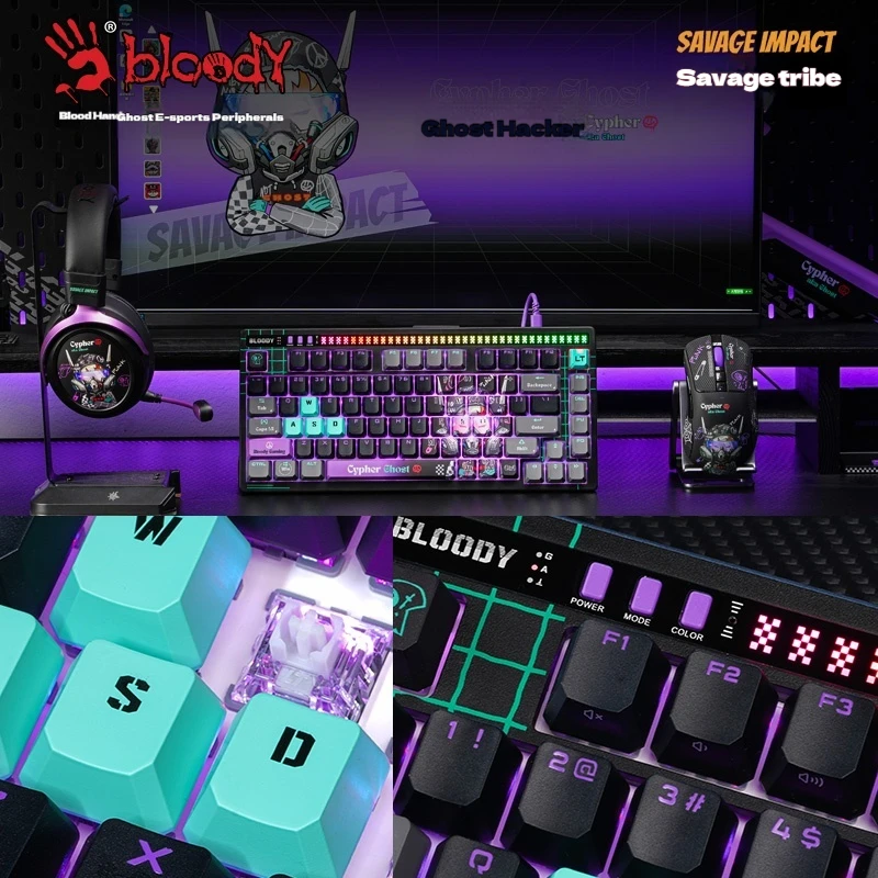 A4Tech Bloody Savage Impact AT – обзор и цена Gaming Keyboard No Noise