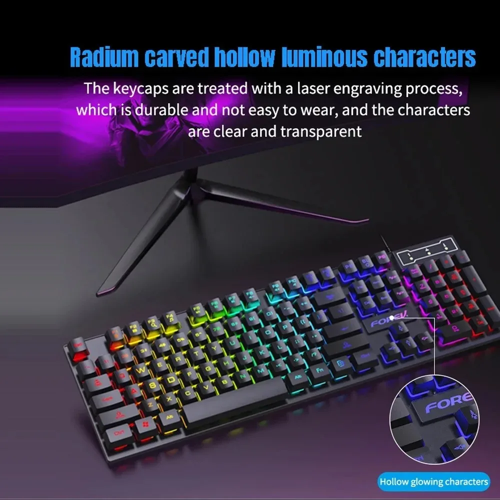Механическая клавиатура с подс – обзор и цена Gaming Keyboard Mouse And Headset Combo