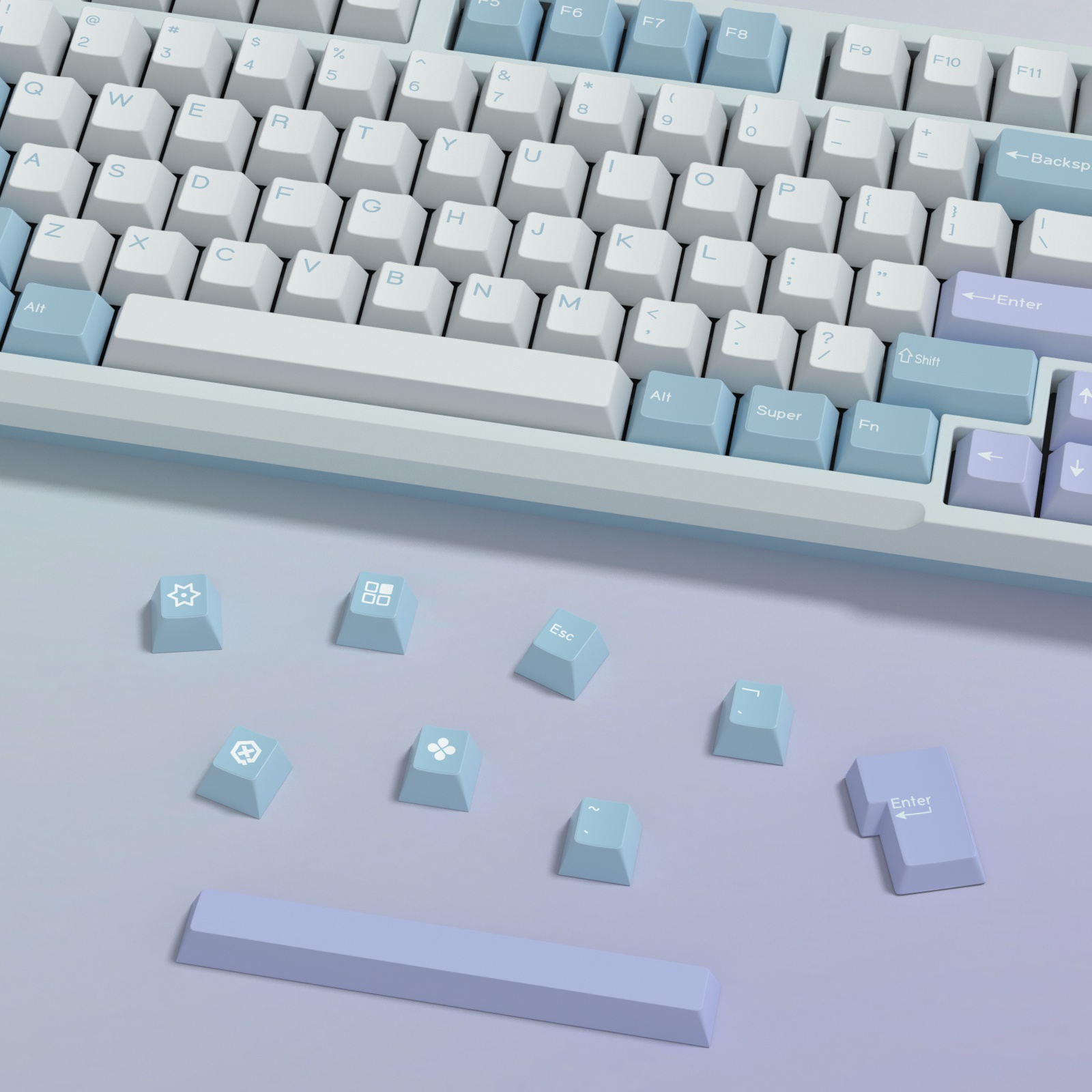 KBDiy GMK Illusion Keycap Cher – обзор и цена Gaming Keyboard Extension