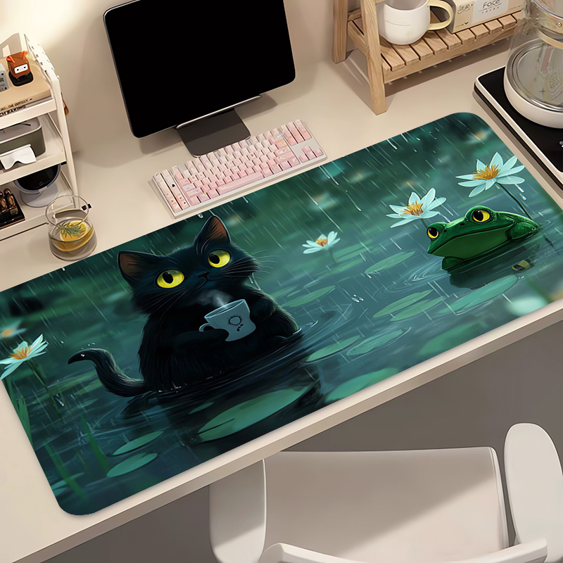 Kawaii Black Cat Силиконовый м – обзор и цена Gaming Keyboard Mouse